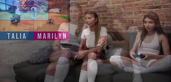 Gaming and Squirting with Marilyn Crystal and Talia Mint